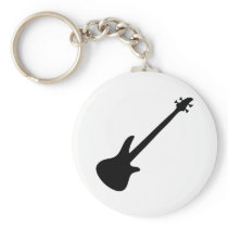 bass guitar bassist key chains