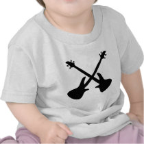 bass guitar crossed shirts