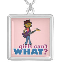 Bass Guitar Girl Pendant