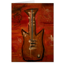 Bass Guitar Love Greeting Card