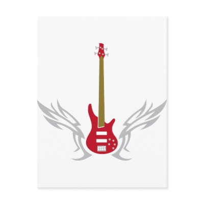 bass guitar postkarte by Axel_67