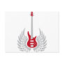bass guitar post card