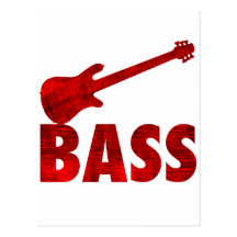 Bass Guitar Postcards