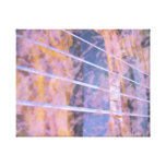 Bass guitar strings pickups grunge tiger eye stretched canvas prints