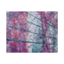Bass guitar strings pickups pink grunge tiger eye gallery wrapped canvas