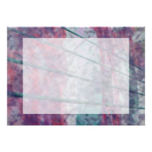 Bass guitar strings pickups pink grunge tiger eye personalized invitation