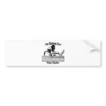 Bass Guitar the Bottom End black Bumper Sticker