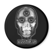 BASS HEAD Dubstep t-shirts Fridge Magnet