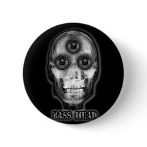 BASS HEAD Dubstep t-shirts Pinback Buttons