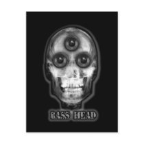 BASS HEAD Dubstep t-shirts Postcards