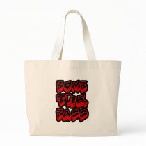 Bass Music DnB Electro Hip-Hop Dub Dubstep Canvas Bag