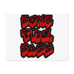 Bass Music DnB Electro Hip-Hop Dub Dubstep Postcard