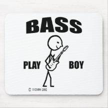 Bass Play Boy Mousepad
