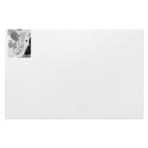 Bass player , bass and hand, negative image stationery design