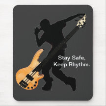 Bass Player Mousepads