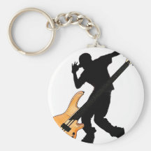 Bass Player Swag Keychain