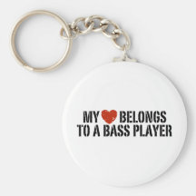 Bass Players Girl Key Chains