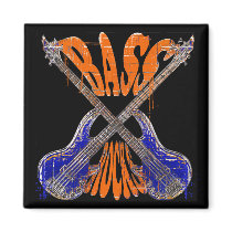 Bass Rocks Refrigerator Magnets