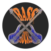 Bass Rocks Stickers