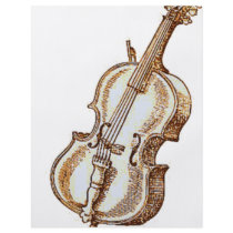 Bass Violin Personalized Flyer