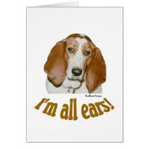 Basset Ears Card