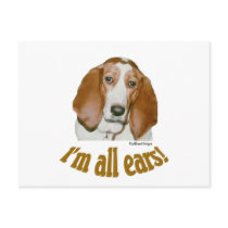 Basset Ears Post Cards
