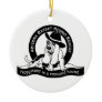 Basset Elf & AZBHR Logo Christmas Tree Ornament