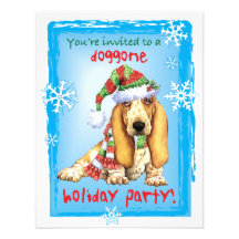 Basset heureux de Howliday Faire-parts