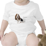 Basset Hound Baby Bodysuit