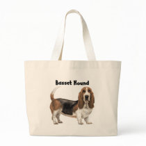 Basset Hound Tote Bags