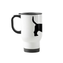Basset Hound (black) Mugs