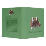 Basset Hound Buddies Binder