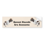 Basset Hound Bumper Sticker bumper stickers