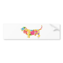 Basset Hound Bumper Sticker