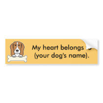 Basset Hound Bumper Sticker