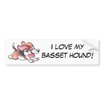 Basset Hound Bumper Stickers