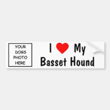 Basset Hound Bumper Stickers