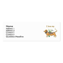 Basset Hound Carte De Visite