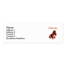 Basset Hound Carte De Visite
