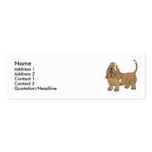 Basset Hound Cartes De Visite Professionnelles