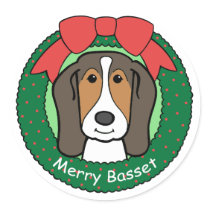 Basset Hound Christmas