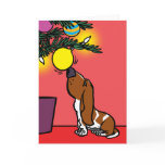 BASSET hound CURIOSITY Card