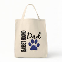 Basset Hound Dad 2 Tote Bags
