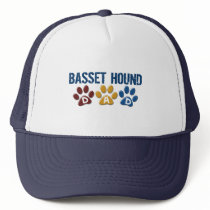 BASSET HOUND DAD Paw Print