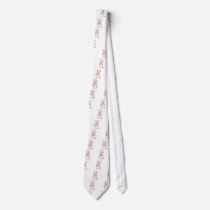 Basset Hound Dear Santa Tie