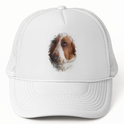 Basset Hound Dog Baseball Cap Hat by DogPoundGifts