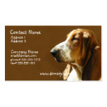 Basset Hound Dog Business Card