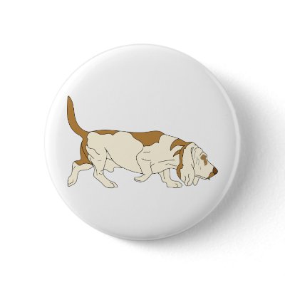Basset Hound Dog Pins by intriguingdesigns