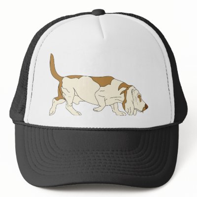 Basset Hound Dog Hat by intriguingdesigns