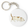 Basset Hound Dog Keychains